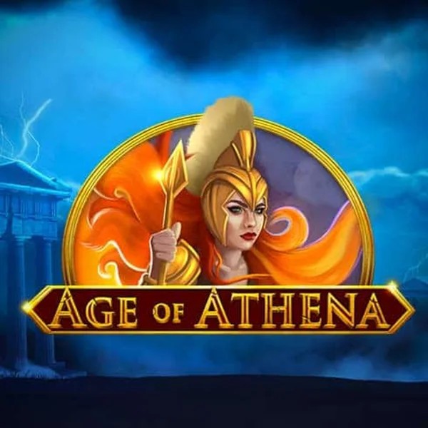 Age of Athena slot logo by Epic Industries at Robocat Casino