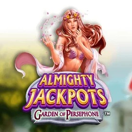 Try Almighty Jackpots: Garden of Persephone slot by Novomatic on robocatjuego.es – logo image
