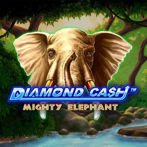 Diamond Cash Mighty Elephant online game logo by Greentube on robocatjuego.es