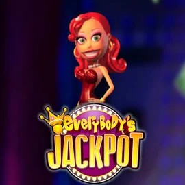 Everybody's Jackpots slot logo by Playtech at Robocat Casino