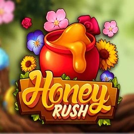 Honey Rush slot logo by Play'n GO at Robocat Casino