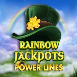 Enjoy Rainbow Jackpots Power Lines by Red Tiger Gaming – logo hosted on robocatjuego.es