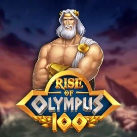 Official Slots logo: Rise of Olympus 100 by Play'n GO at Robocat Casino